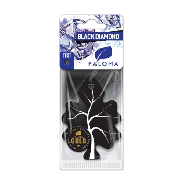 LA PALOMA osveživač za auto jelkica black diamond	