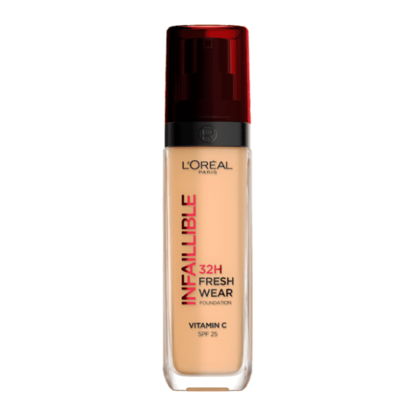 L'OREAL Infaillible 32h fresh wear tečni puder SPF25 235 honey