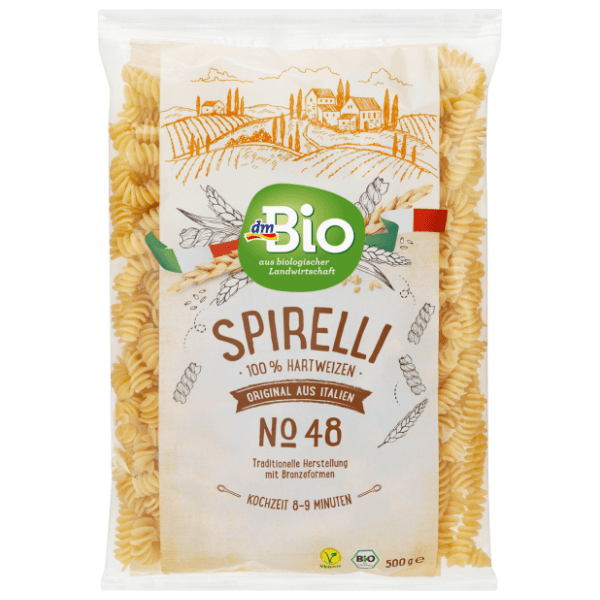 Makaroni DM BIO spirala 500g
