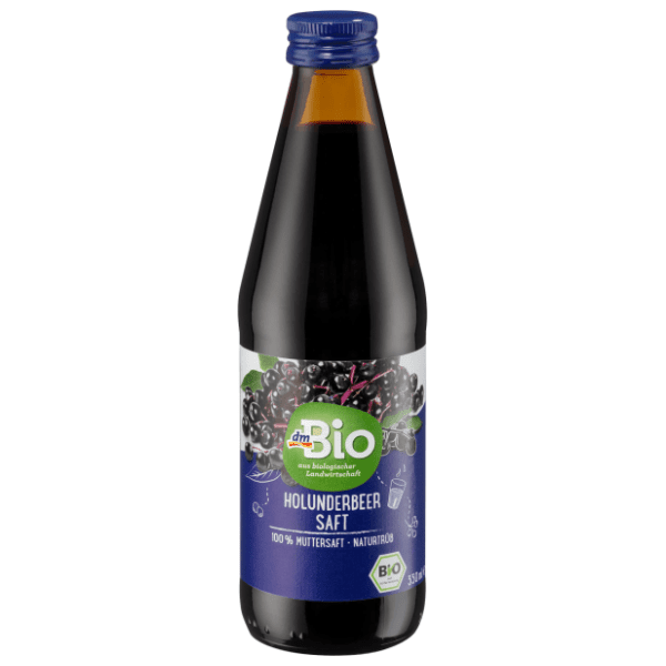 DM BIO sok crna zova prirodno mutan 100% 330ml