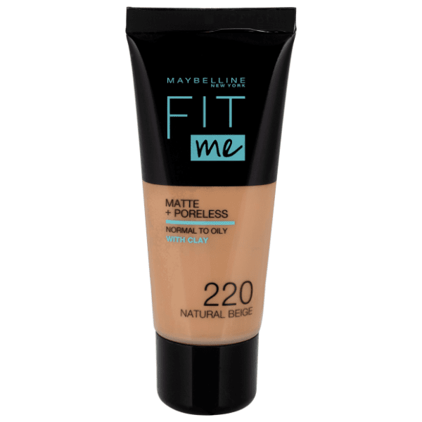 MAYBELLINE Fit me matte tečni puder 220 natural beige 30ml