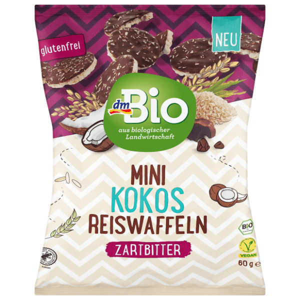 Mini pirinčane galete DM BIO kokos i čokolada 60g