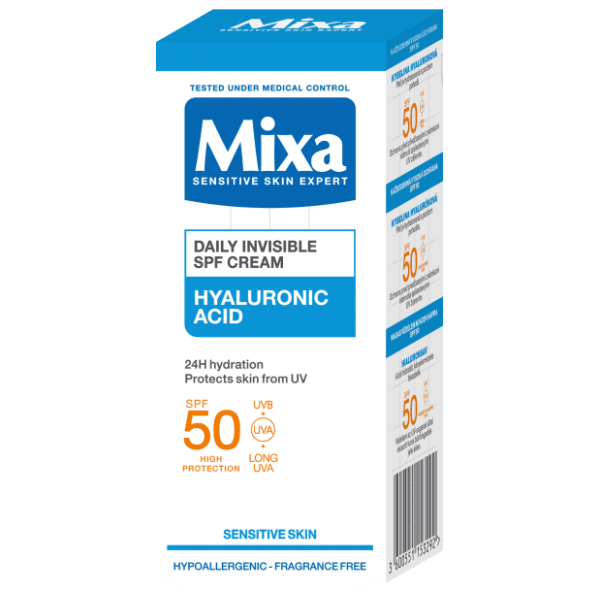 MIXA Daily invisible dnevna krema sa hijaluronom SPF50 50ml