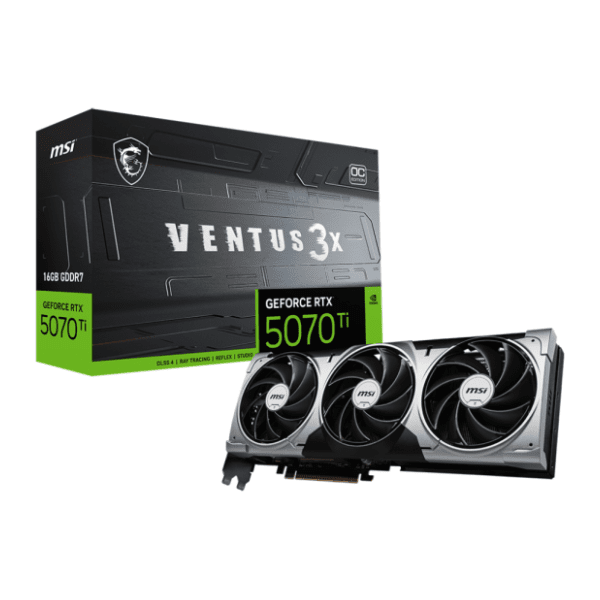 MSI nVidia GeForce RTX 5070 Ti VENTUS 3X OC 16GB GDDR7 256-bit grafička kartica