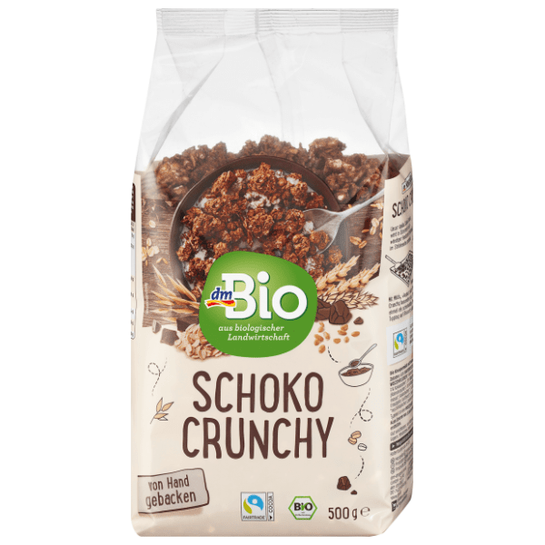 Organski musli DM BIO čokoladni crunchy 500g