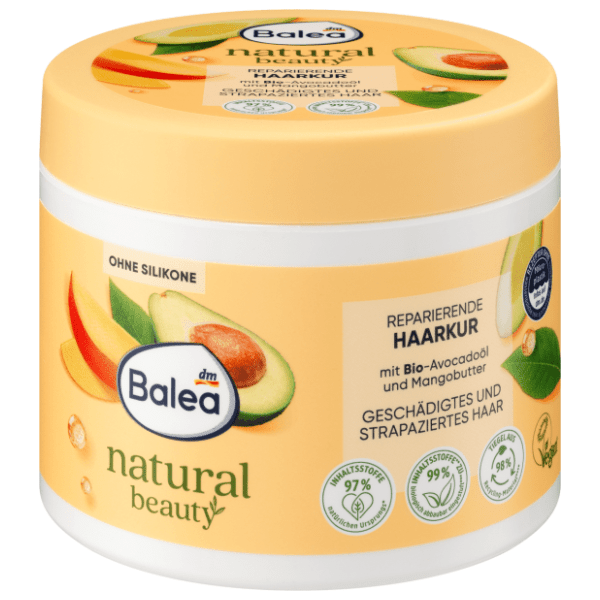 BALEA Natural beauty pakovanje za kosu avokado i mango 300ml