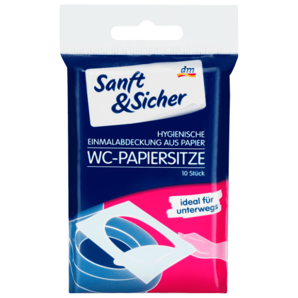 Papirna navlaka za WC šolju SANFT&SICHER 10kom