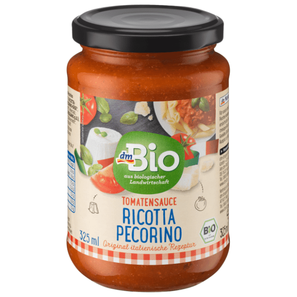 Paradajz sos DM BIO Ricotta Pecorino 325ml