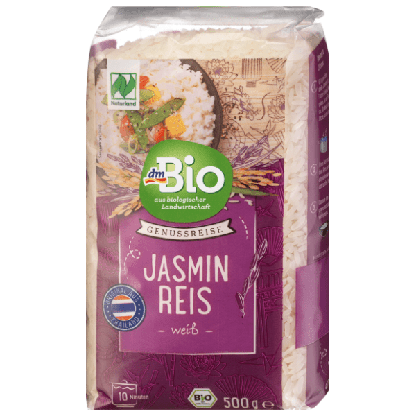 Pirinač DM BIO Jasmin beli oljušteni 500g