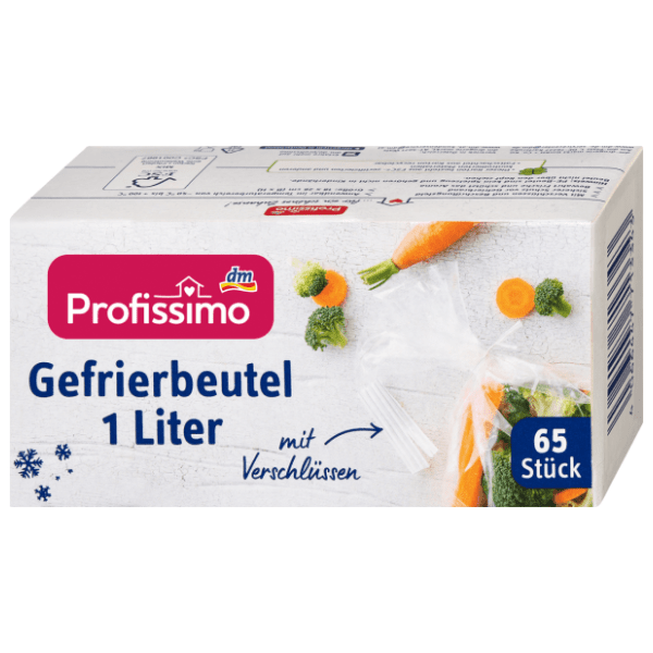 PROFISSIMO kese za zamrzivač 1l 65kom