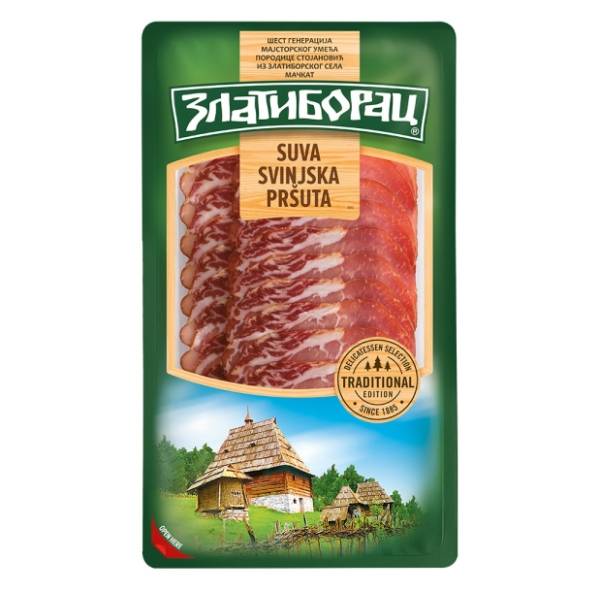 Pršuta ZLATIBORAC svinjska slajs 100g