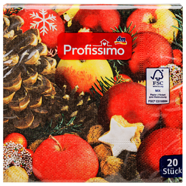 Salvete PROFISSIMO Badnje veče 3sloja 20kom