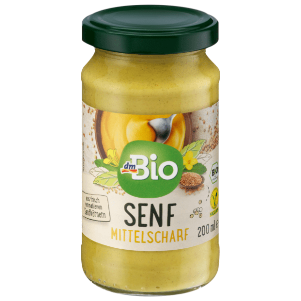 Senf DM BIO srednje ljut 200ml