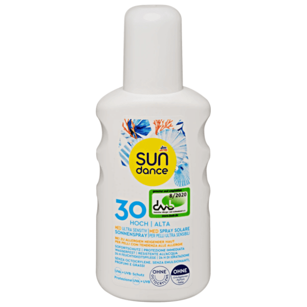 Sprej za sunčanje SUNDANCE Med ultra sensitiv SPF30 200ml