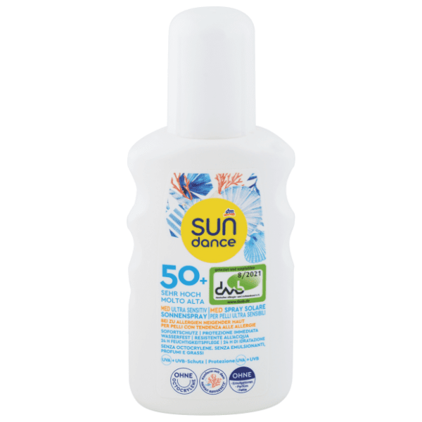 Sprej za sunčanje SUNDANCE Med ultra sensitiv SPF50+ 200ml 
