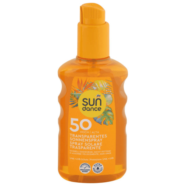 Transparentni sprej SUNDANCE za sunčanje SPF50 200ml