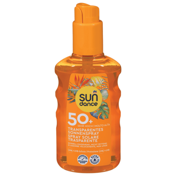 Transparentni sprej SUNDANCE za zaštitu od sunca SPF50+ 200ml