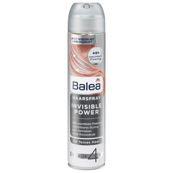 Sprej za učvršćivanje tanke kose BALEA Invisible power 4 300ml
