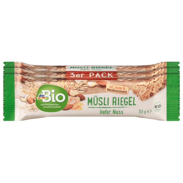 Štanglica DM BIO musli ovas i orah 3x35g