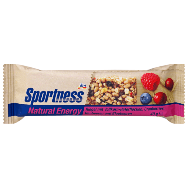 Štanglica SPORTNESS Natural energy 40g