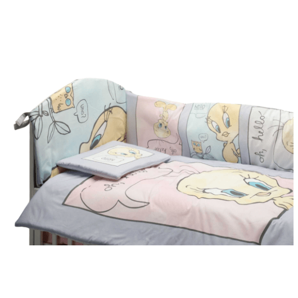 STEFAN posteljina sa ogradicom za bebe Tweety