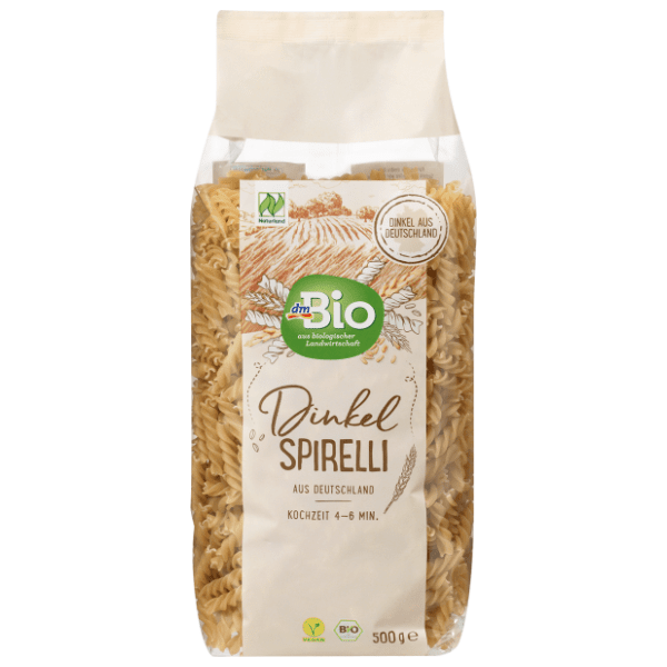Testenina DM BIO Spirelli od spelte organska 500g