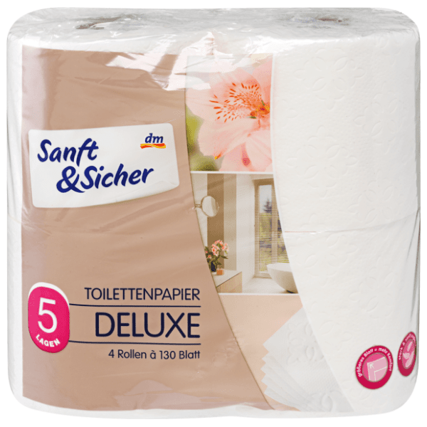 Toalet papir SANFT&SICHER deluxe 5slojeva 4kom