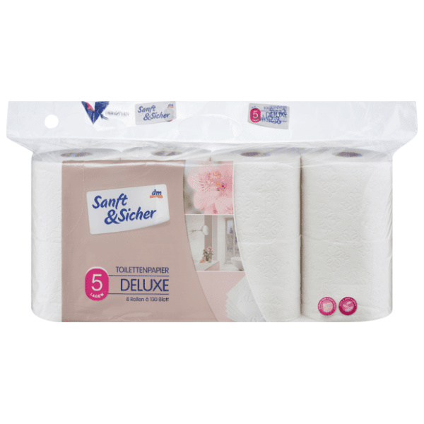 Toalet papir SANFT&SICHER deluxe 5slojeva 8kom