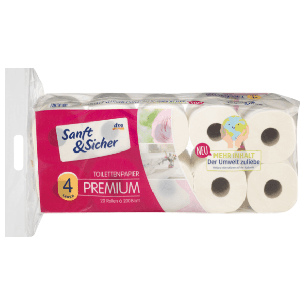 Toalet papir SANFT&SICHER premium 4sloja 20kom