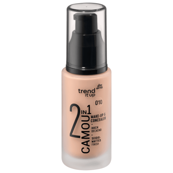 TREND IT UP 2u1 Camou tečni puder i korektor 010 30ml