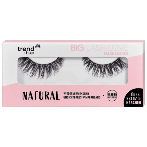 TREND IT UP Big lash love veštačke trepavice natural 1kom