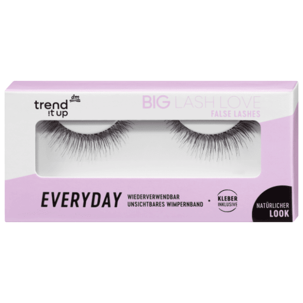 TREND IT UP Everyday big lash love veštačke trepavice + lepak