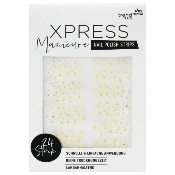 TREND IT UP Xpress manicure folija za nokte 033 stars 24kom