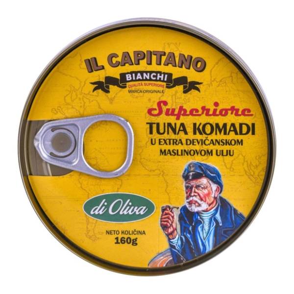 Tunjevina IL CAPITANO komadi u maslinovom ulju 160g