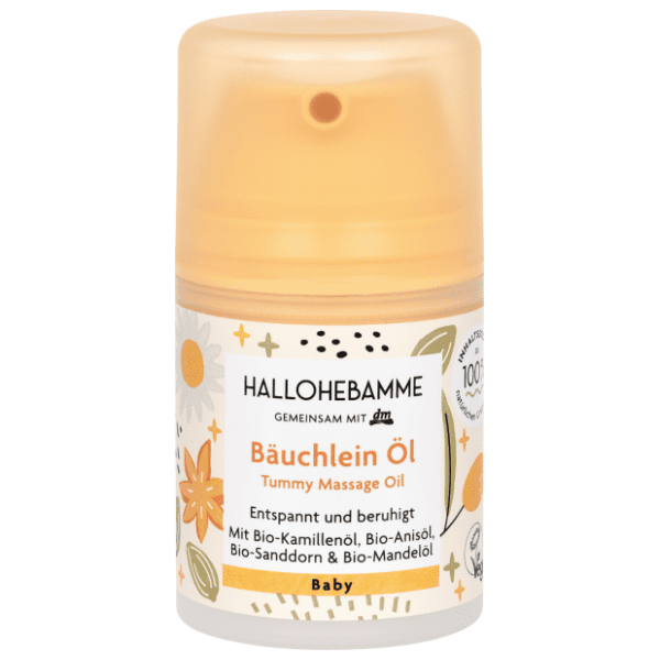 Ulje HALLOHEBAMME za bebin stomak 50ml