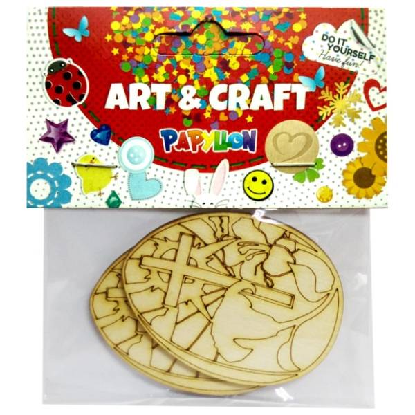 Uskršnje dekorativno drveno jaje art & craft PANGRAF 2kom