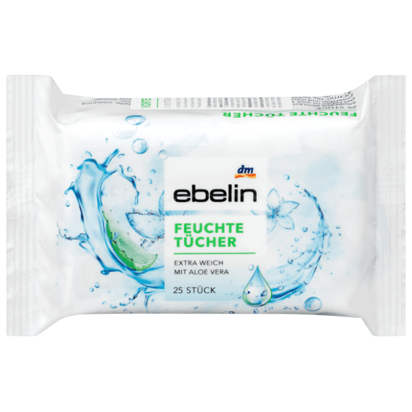 Vlažne maramice EBELIN aloe vera 75kom