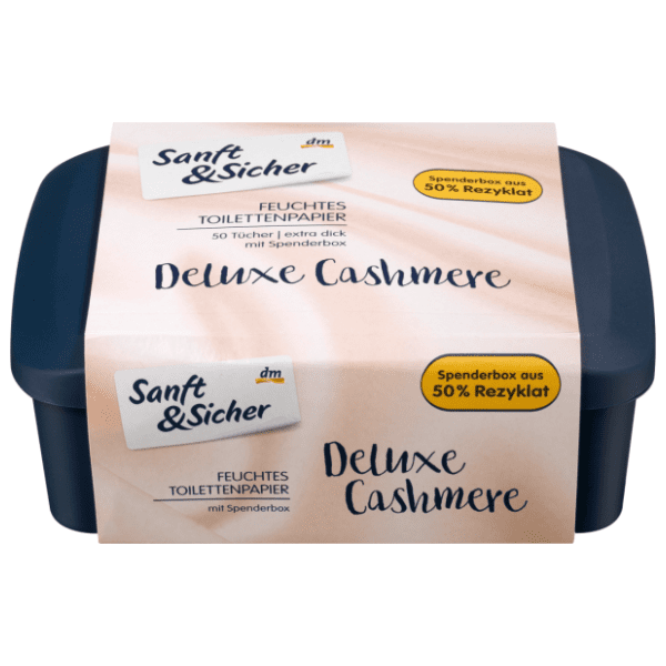 Vlažni toalet papir SANFT&SICHER deluxe cashmere kutija 50kom