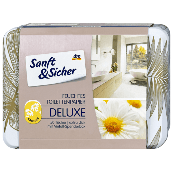 Vlažni toalet papir SANFT&SICHER kutija 50kom (više vrsta)