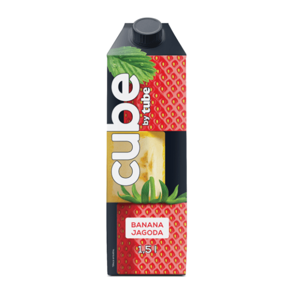 Voćni sok CUBE By Tube banana jagoda 1,5l