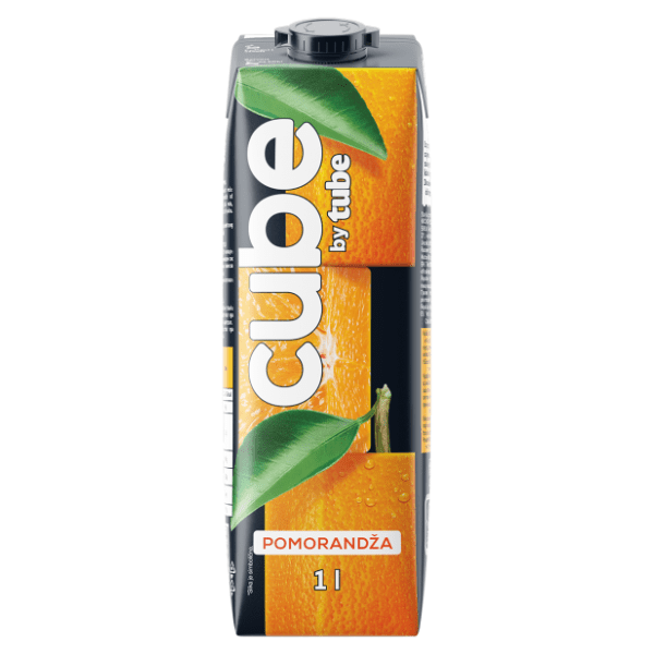 Voćni sok CUBE By Tube pomorandža 1l