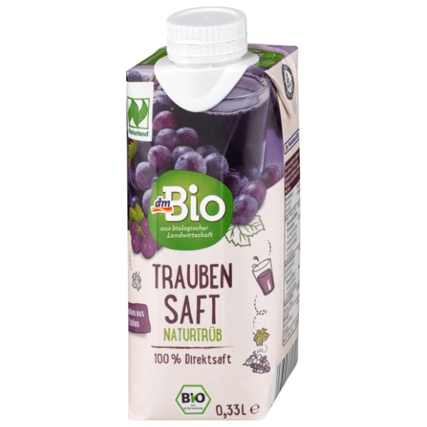 Voćni sok DM BIO crveno grožđe 100% 330ml