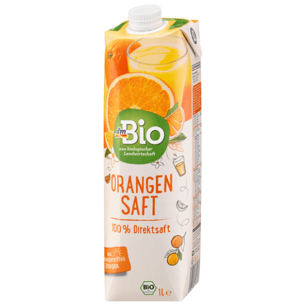 Voćni sok DM BIO pomorandža 100% 1l
