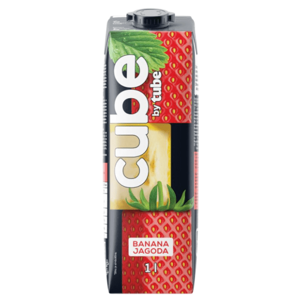 Voćni sok CUBE By Tube banana jagoda 1l