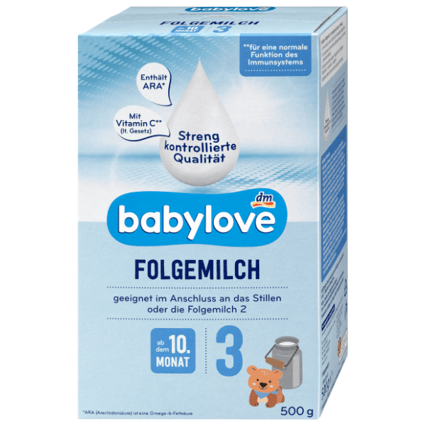 Zamensko mleko BABYLOVE 3 prelazna formula 10m+ 500g