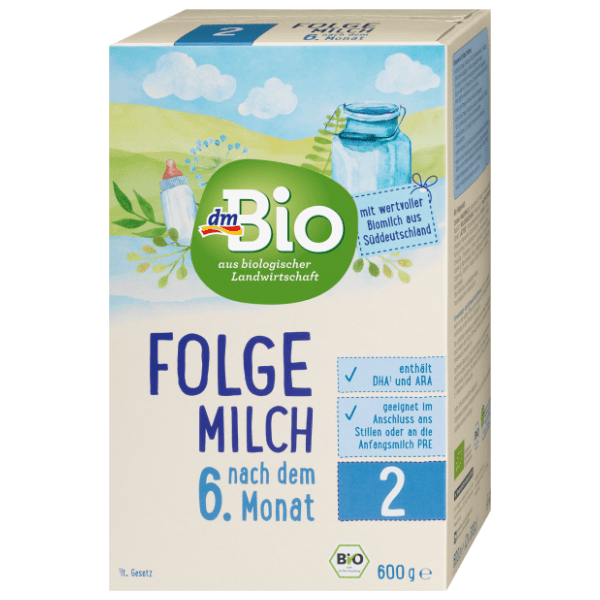 Zamensko mleko DM BIO 2 600g