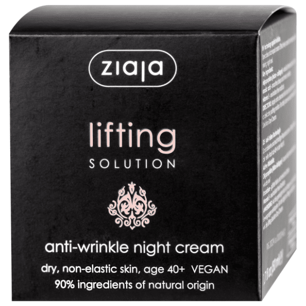 ZIAJA Lifting solution noćna krema za lice protiv bora 50ml