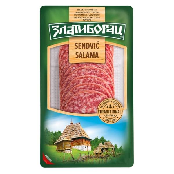 ZLATIBORAC sendvič salama slajs 100g