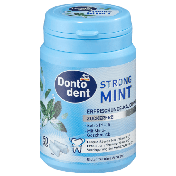 Žvake DONTODENT Strong mint 50kom