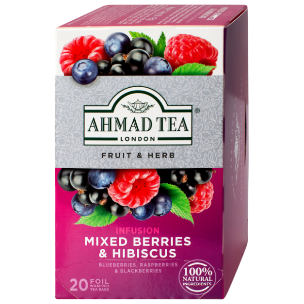 AHMAD TEA čaj mixed berries & hibiscus 20kom